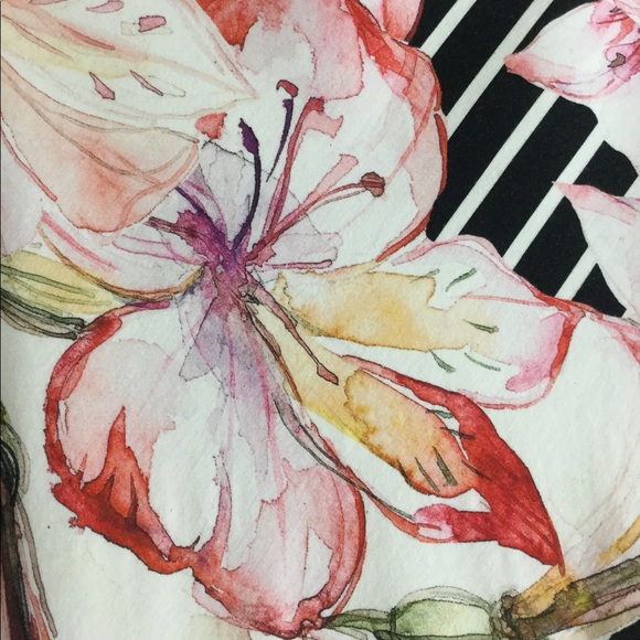 MICHAEL TYLER Casual Flower Print Dress Size Small - Picture 3 of 5